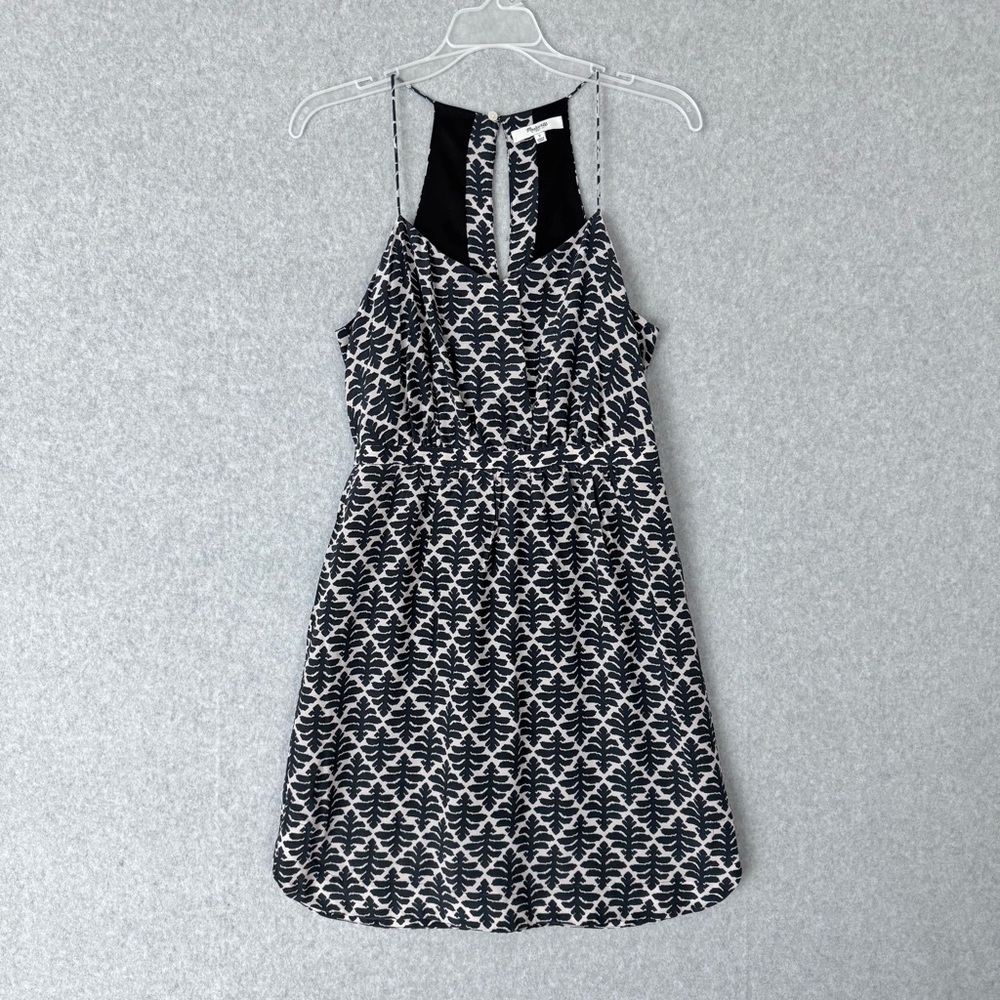 Madewell Silk Daylight Dress Womens 2 Ikat Bloom Floral Sleeveless C5228 READ